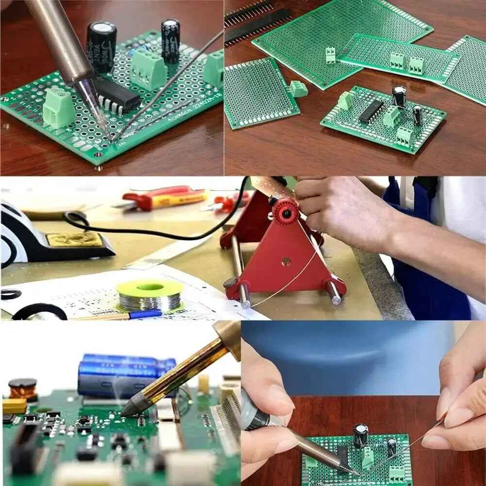 32Pcs Double-Side Protoboard 6 Sizes Circuit Universal Prototype PCB Board Hobby - Dukes Supplies