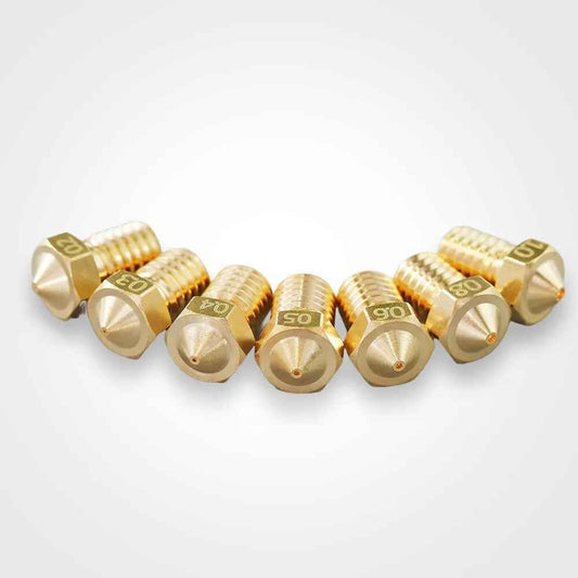 3D Printer Nozzle Brass Extruder V6 for E3DV6 Anycubic i3 Mega S X Chiron Kobra - Dukes Supplies