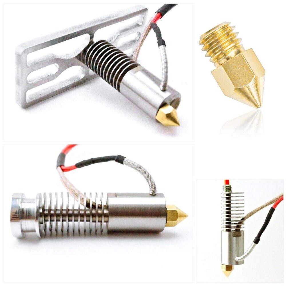 3D Printer Nozzle 0.4mm 10 Extruder MK8 Creality Ender 3 Pro CR-10r Anet A8 m6 - Dukes Supplies