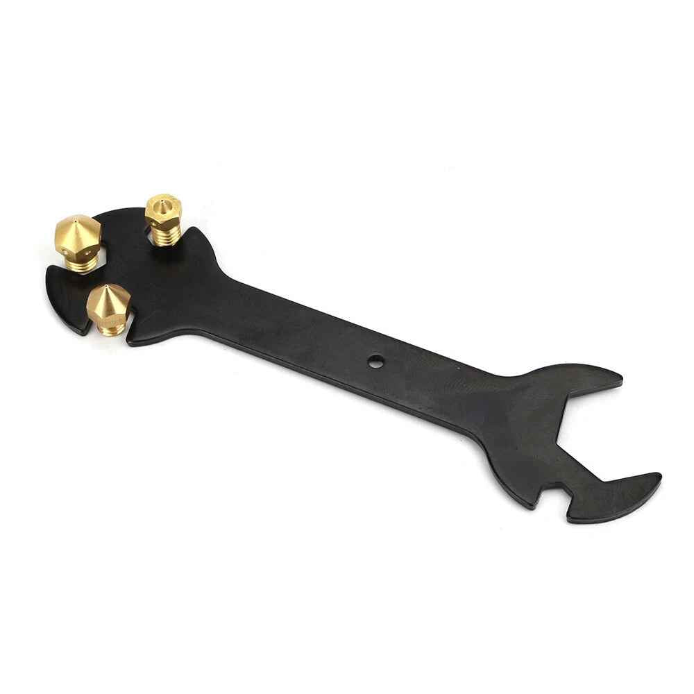 2pc 3D Printer Nozzle Tool Wrench 5 in 1 Steel Spanner Multifunction Flat Wrench - Dukes Supplies