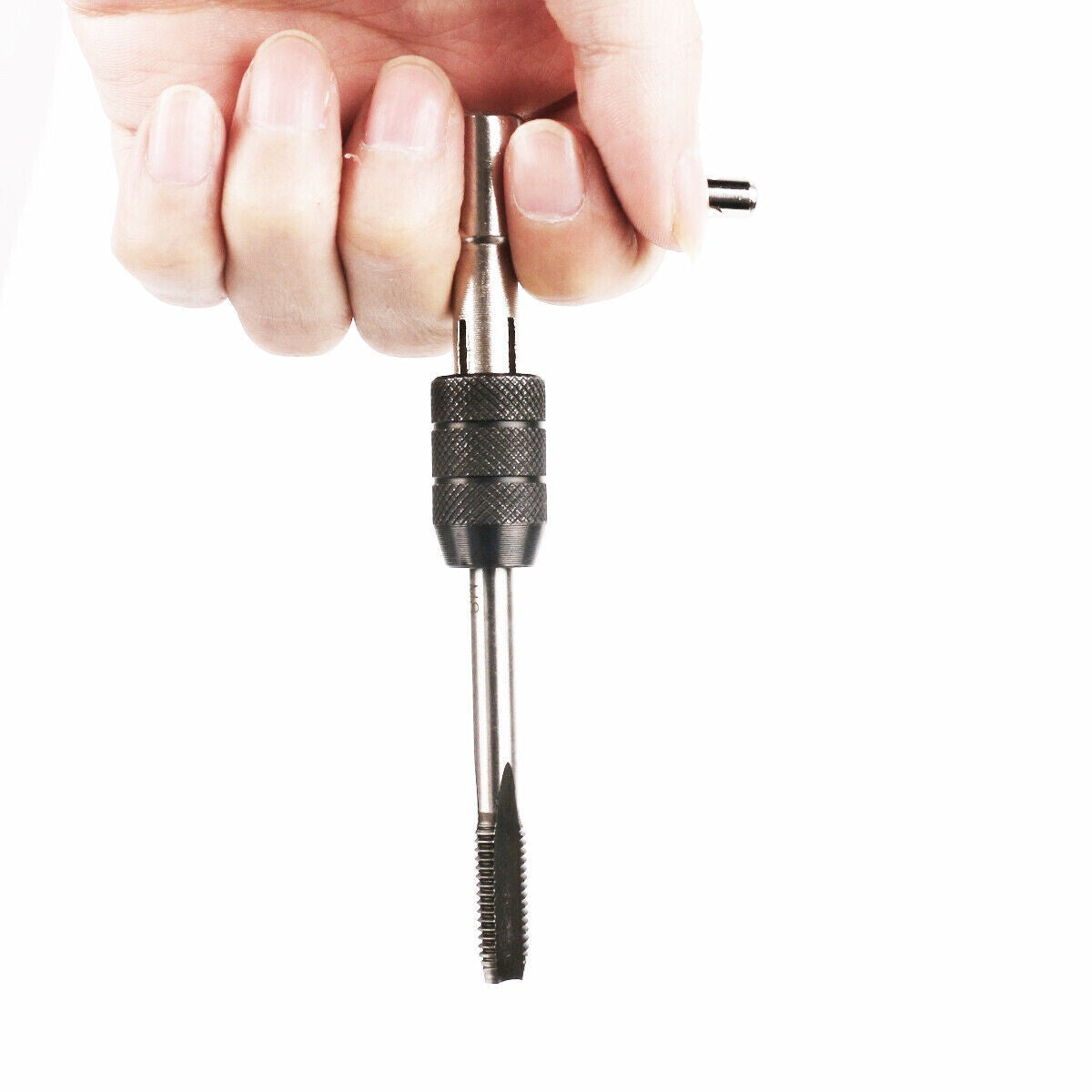 6pcs Hand Tap Set Screw Thread Taps T-Wrench Reamer M3-M8 Twist Drill Bit - Dukes Supplies