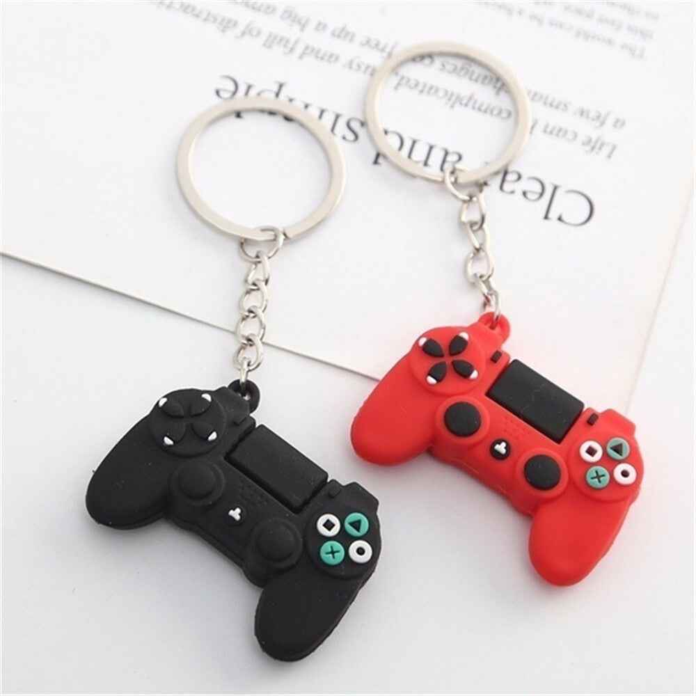 Game Controller Keychain Video Gaming Keyring PlayStation PS4/PS5 Gamer Gift - Dukes Supplies
