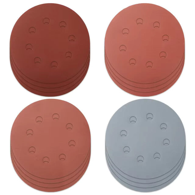 100pc Disc Sanding Pads Paper 5 Inch Round Disc Pad Abrasive Tool | 30-3000 Grit - Dukes Supplies