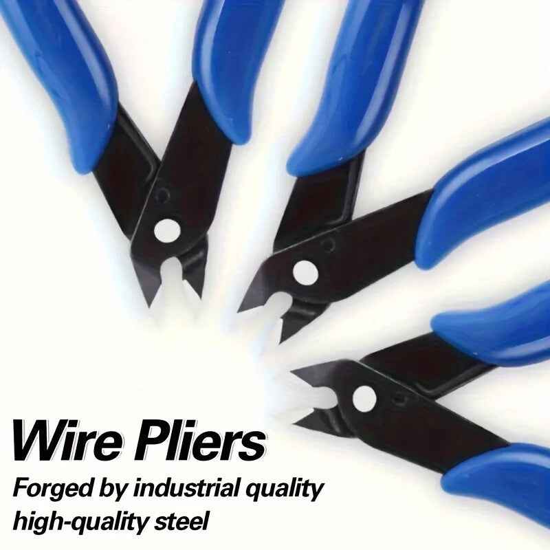 10pc Electrical Wire Cutters Cable Snips Cutting Side Flush Pliers Hand Tool - Dukes Supplies