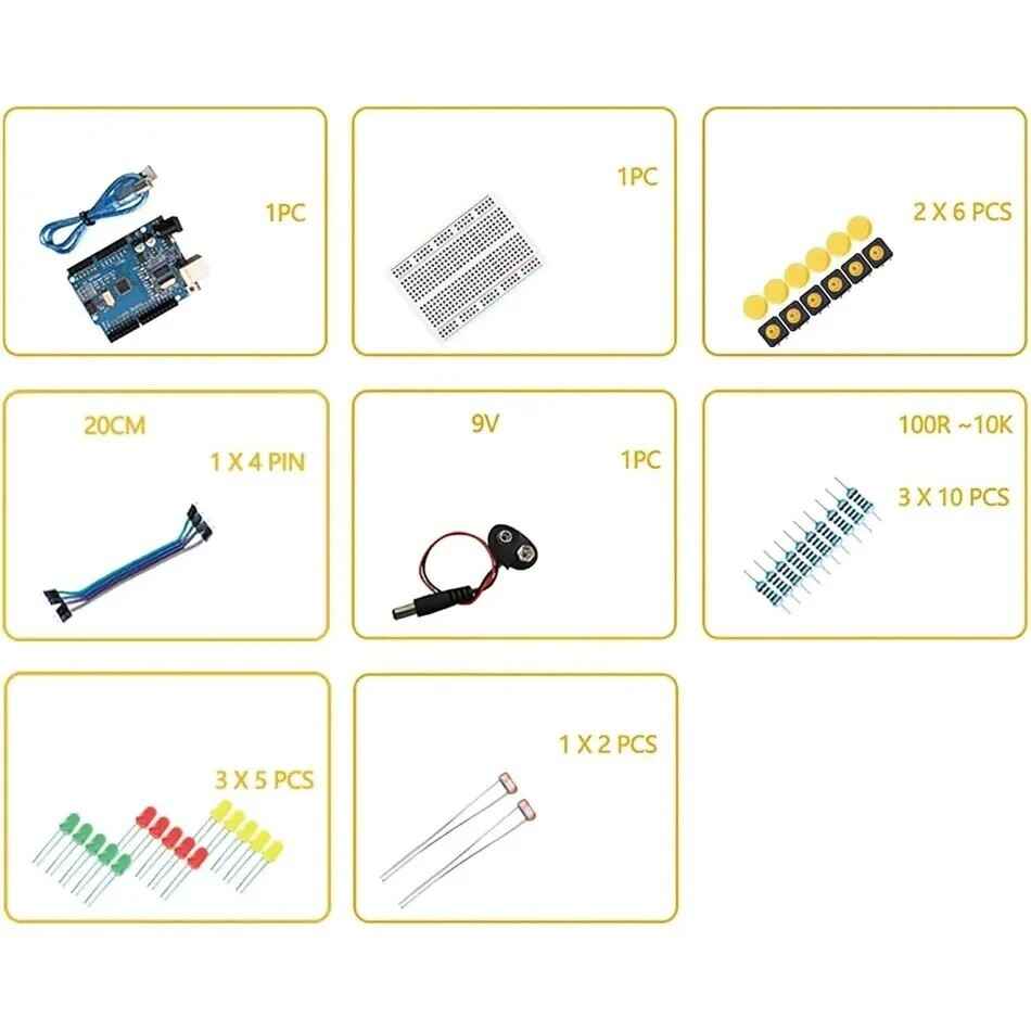 UNO R3 Starter Electronics Development Kit - Compatible With Arduino IDE - UK - Dukes Supplies