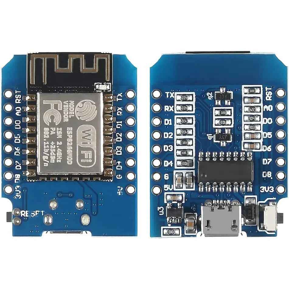 D1 MINI ESP8266 NODEMCU ESP WIFI 4M BYTES IOT DEVELOPMENT BOARD MICRO/USB-C - UK - Dukes Supplies