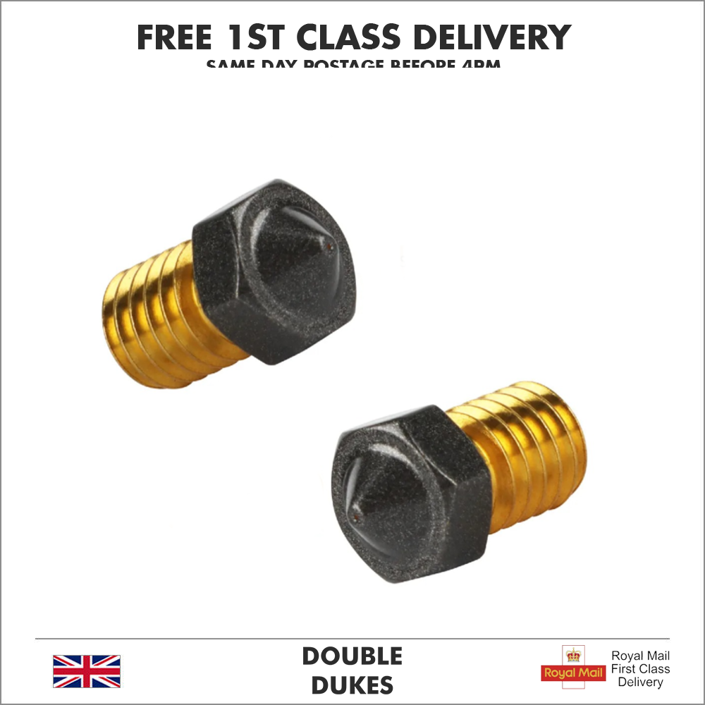 E3D V6 0.4mm PTFE Coated Brass Nozzle 1.75mm Non Stick 3D Printer - Dukes Supplies