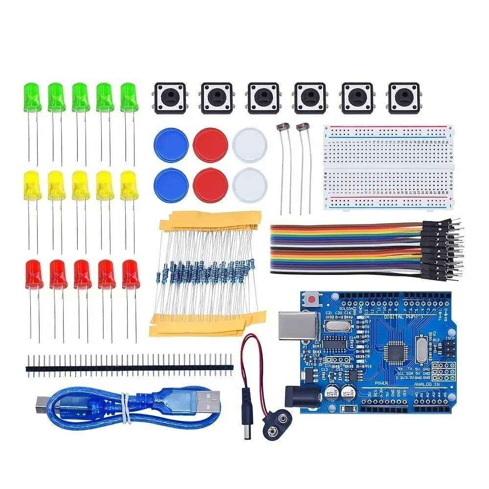 UNO R3 Starter Electronics Development Kit - Compatible With Arduino IDE - UK - Dukes Supplies