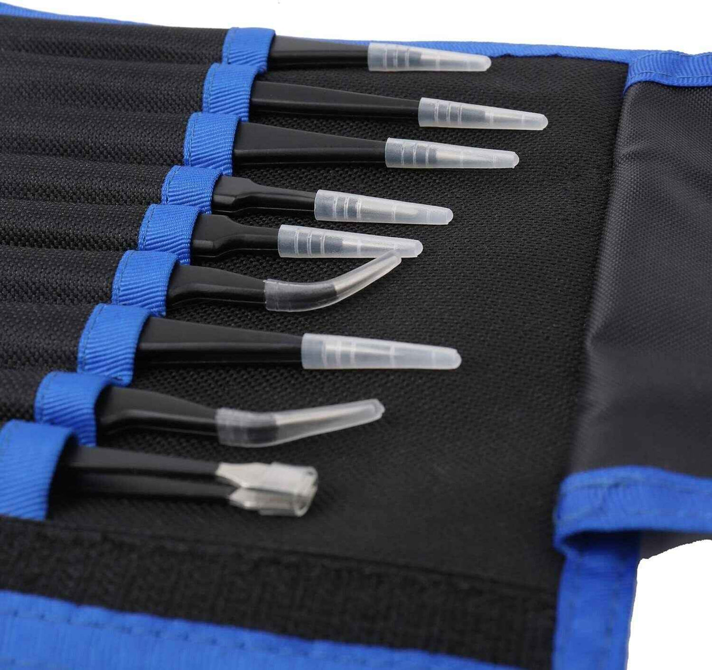 Professional ESD Anti-Static Stainless Steel Tweezers Set Maintenance Tool 10pc - Dukes Supplies