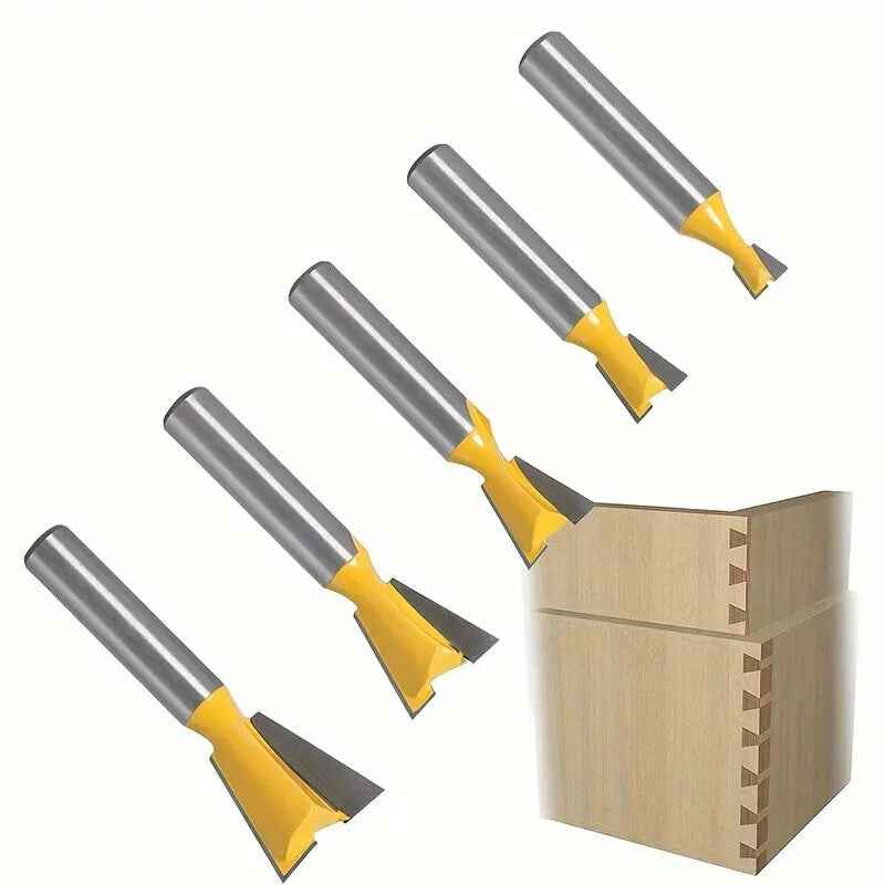 1pcs 8mm Shank 14 degree Dovetail Joint Router Bit - Dukes Supplies