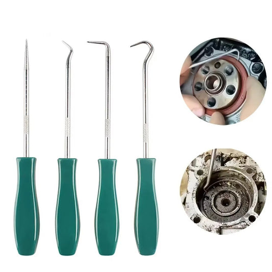 4Pcs Oil Seal Screwdrivers Set O-Ring Seal Gasket Pry Car Vehicle Pick Hook Kit - Dukes Supplies