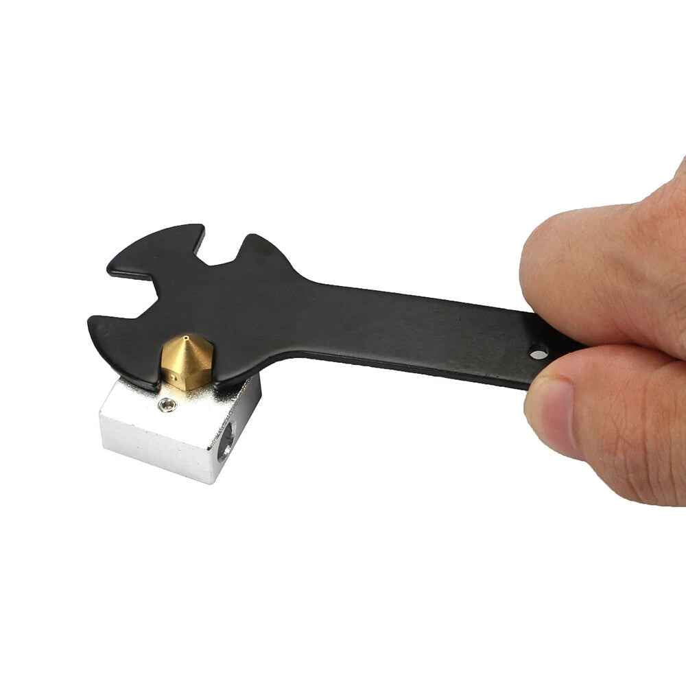 2pc 3D Printer Nozzle Tool Wrench 5 in 1 Steel Spanner Multifunction Flat Wrench - Dukes Supplies