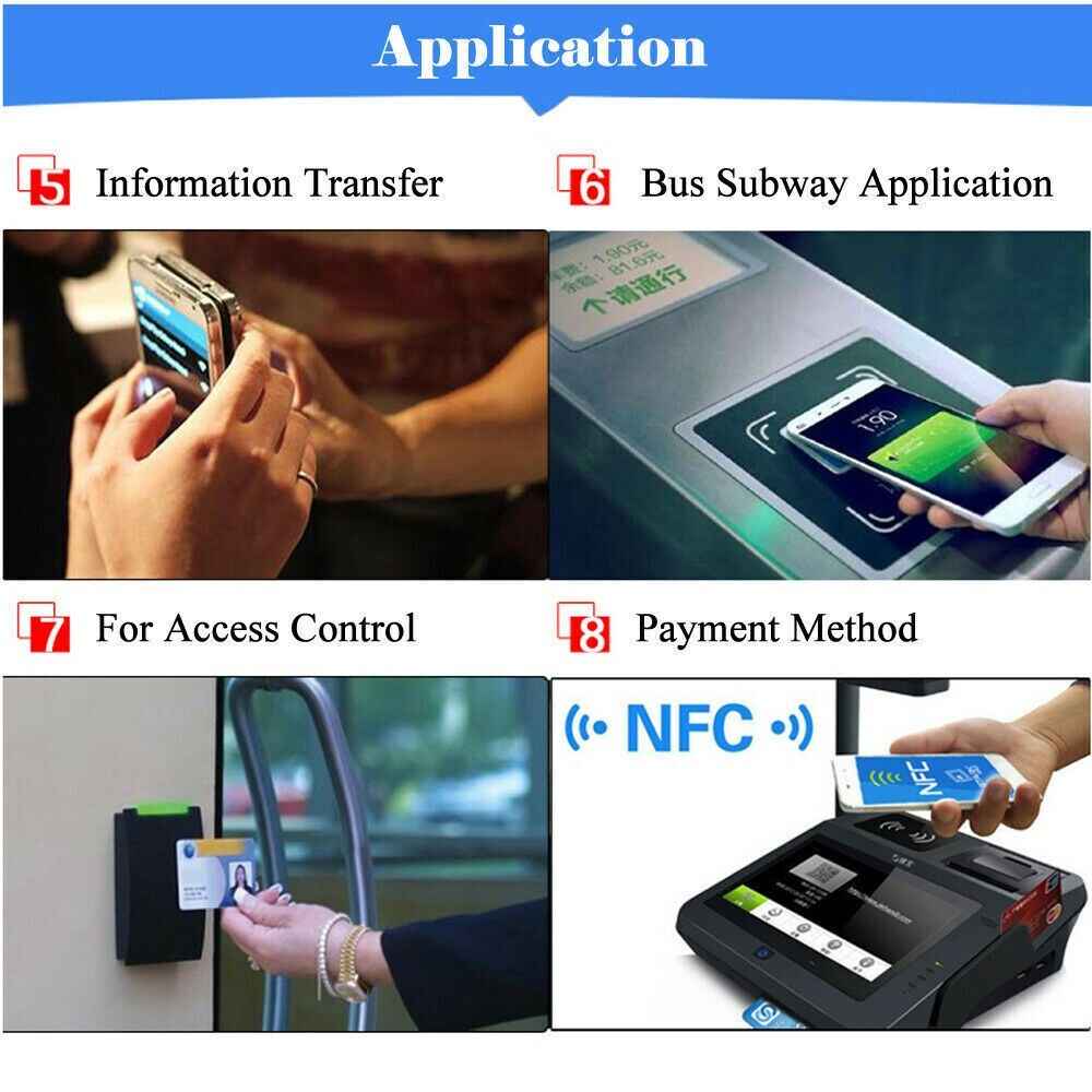 NTAG215 NFC Sticker Tags Adhesive 25mm 13.56 MHZ TagMo Amiibo iOS Android - Dukes Supplies