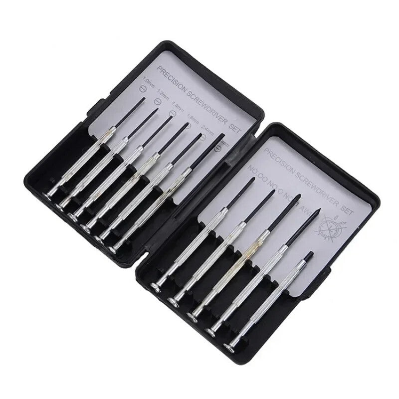 11pc Precision Screwdriver Set Kit- Tools for Glasses, Watches, Jewellers & More - Dukes Supplies