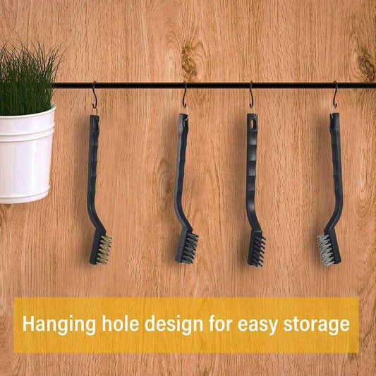 3pc Brass Small Wire Brush Wire Brush DIY Paint Rust-Remover Tool 3D Printing - Dukes Supplies