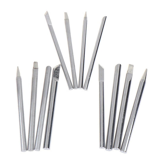 4pcs 60W Soldering Iron Tips Lead-Free Copper Solder Heads Welding Tool 4.5mm - Dukes Supplies