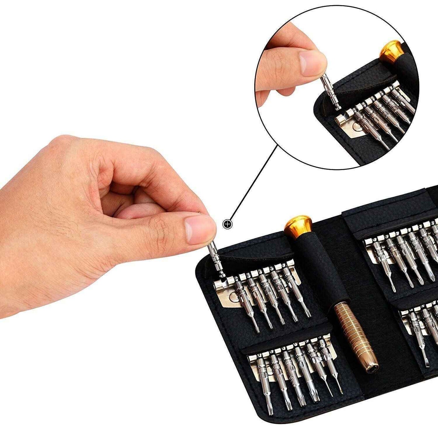 Mobile Phone 25 in 1 Repair Tool Kit Screwdriver Set iPhone iPod iPad Samsung UK - Dukes Supplies