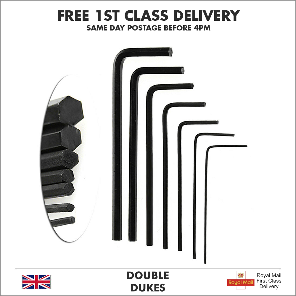 7PCS Mini Hexagon Hex Allen Key Set Wrench Screwdriver Micro Tool Kit 0.7mm-3mm - Dukes Supplies