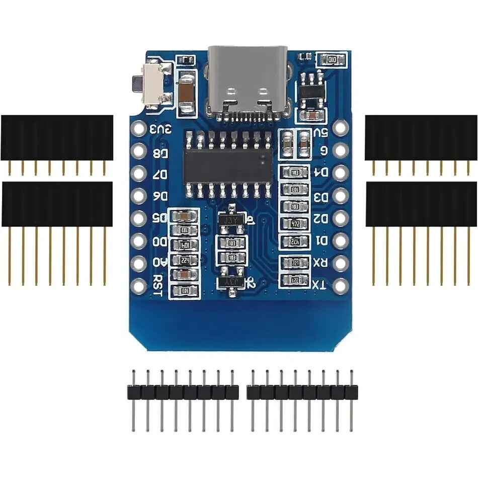 D1 MINI ESP8266 NODEMCU ESP WIFI 4M BYTES IOT DEVELOPMENT BOARD MICRO/USB-C - UK - Dukes Supplies