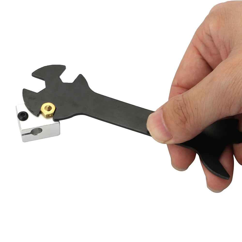 2pc 3D Printer Nozzle Tool Wrench 5 in 1 Steel Spanner Multifunction Flat Wrench - Dukes Supplies