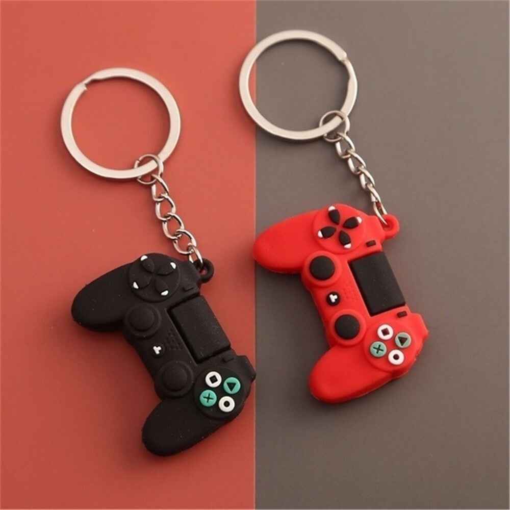 Game Controller Keychain Video Gaming Keyring PlayStation PS4/PS5 Gamer Gift - Dukes Supplies