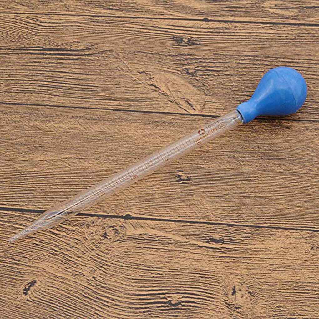 10ml Dropper Glass Scale Line Dropping Pipe Lab School Rubber Head Pipette - Dukes Supplies