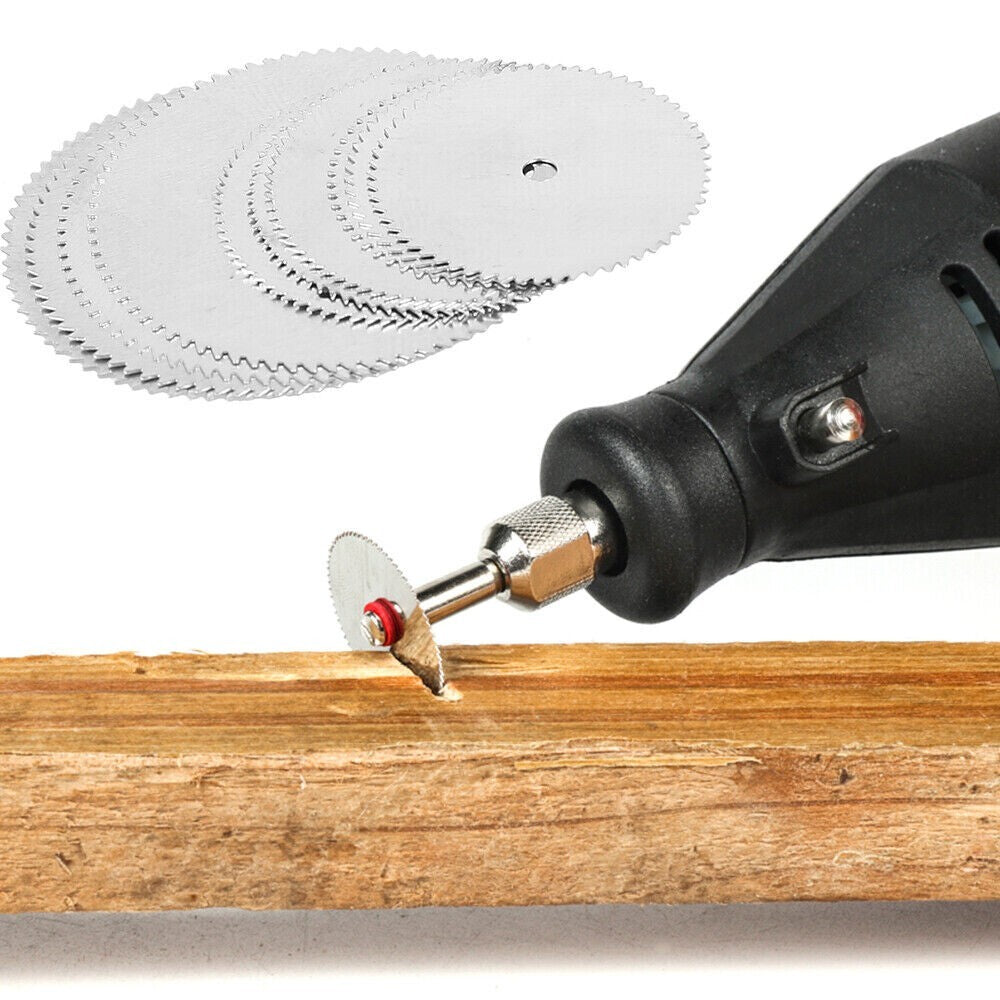 11pcs Circular Saw Blade Disc Mini Drill Wood Cutting For Dremel Rotary Tool BR - Dukes Supplies