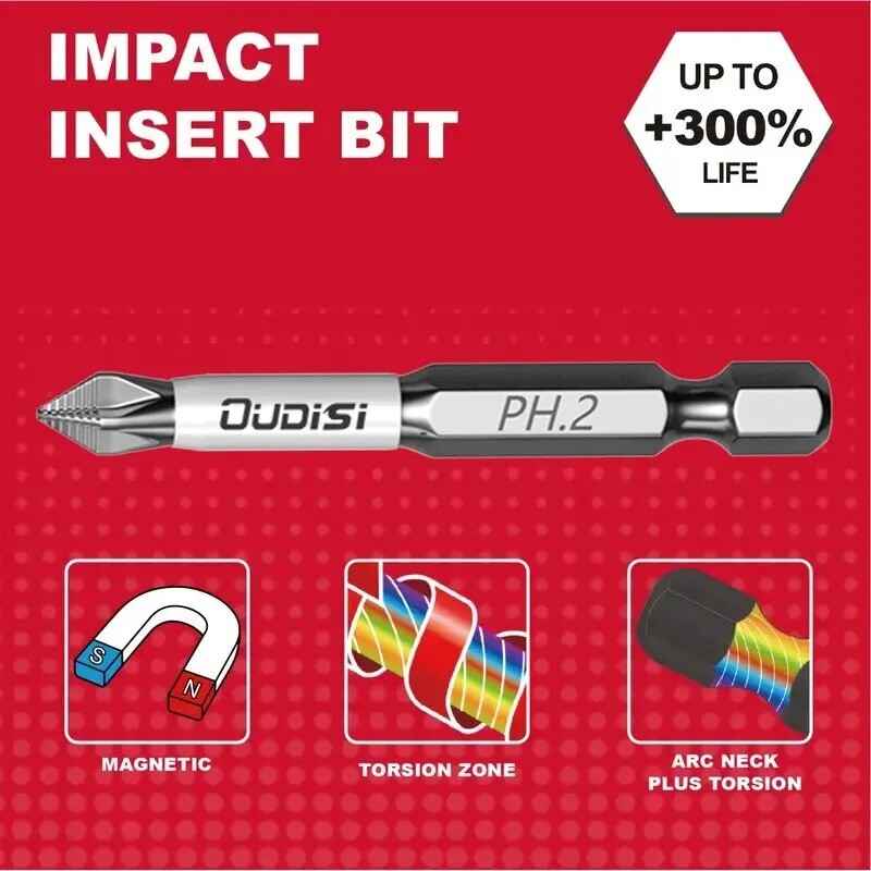 15pc PH2 Impact Screwdriver Bit Set 50mm Magnetic - Dukes Supplies