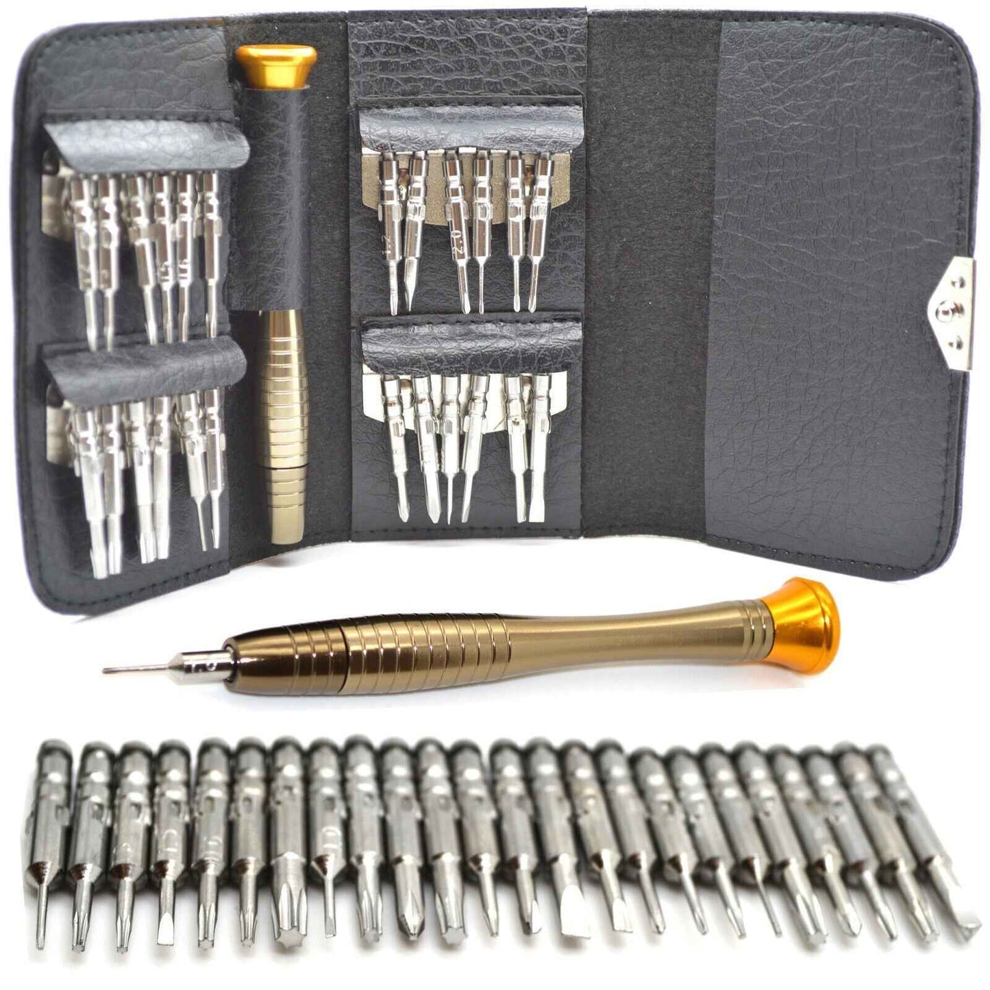 Mobile Phone 25 in 1 Repair Tool Kit Screwdriver Set iPhone iPod iPad Samsung UK - Dukes Supplies