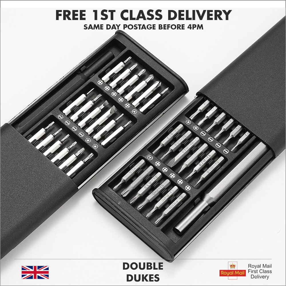 Multifunction 25 in 1 Precision Screwdriver Set Magnetic Screwdriver Repair Kit - Dukes Supplies