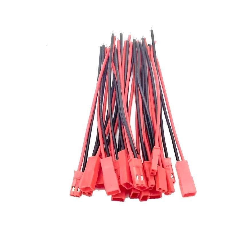 Red 2 Pin JST Plug Socket Connectors 200mm RC Li-Po Battery Leads Cable Wire UK - Dukes Supplies