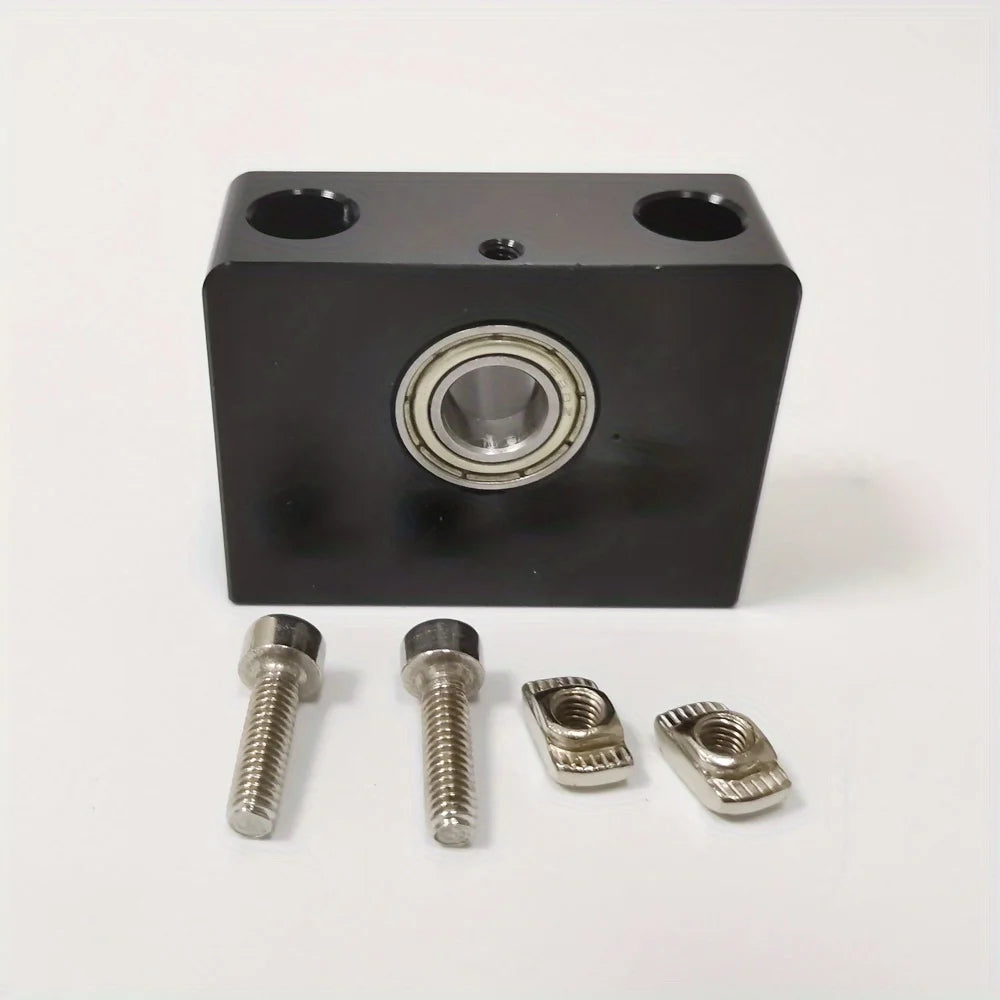 Aluminum Z-Axis Leadscrew Top Mount for Creality CR-10 & Ender 3 Printers - Extracted Image 1