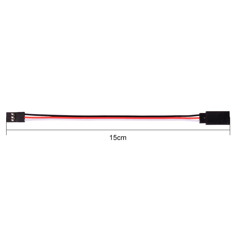 10Pcs 150mm 15cm Servo Extension Lead Wire Cable For RC Futaba JR Male to Female 15cm Wire Connector - Extracted Image 2