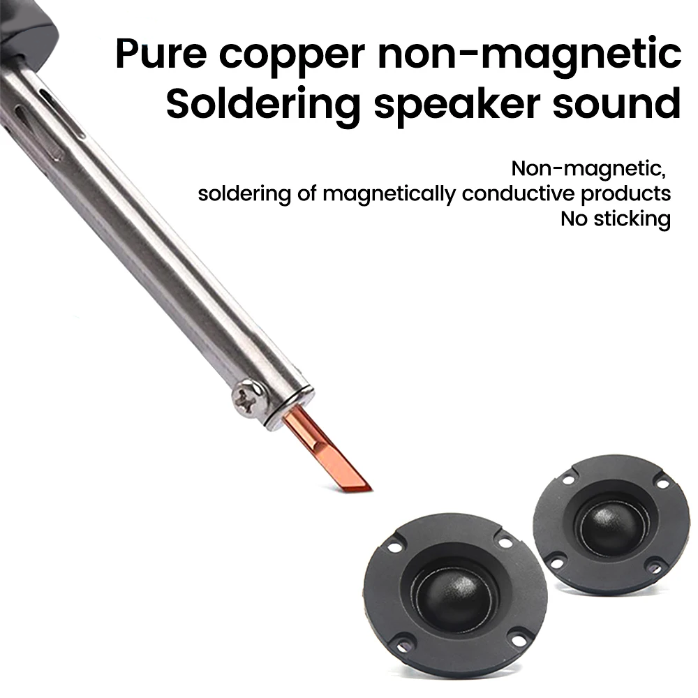 4pc Solder Soldering Iron Tips Pure Copper Replaceable Lead-Free 30W 40W 60W - Dukes Supplies