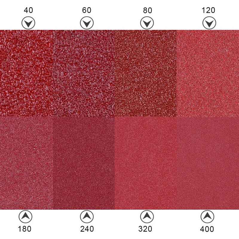 40-400 Grit Triangular Sanding Paper Disc Pad Pack Oscillating Multi Tool Set - Dukes Supplies