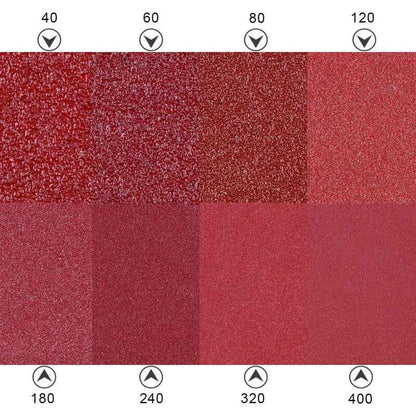 40-400 Grit Triangular Sanding Paper Disc Pad Pack Oscillating Multi Tool Set - Dukes Supplies