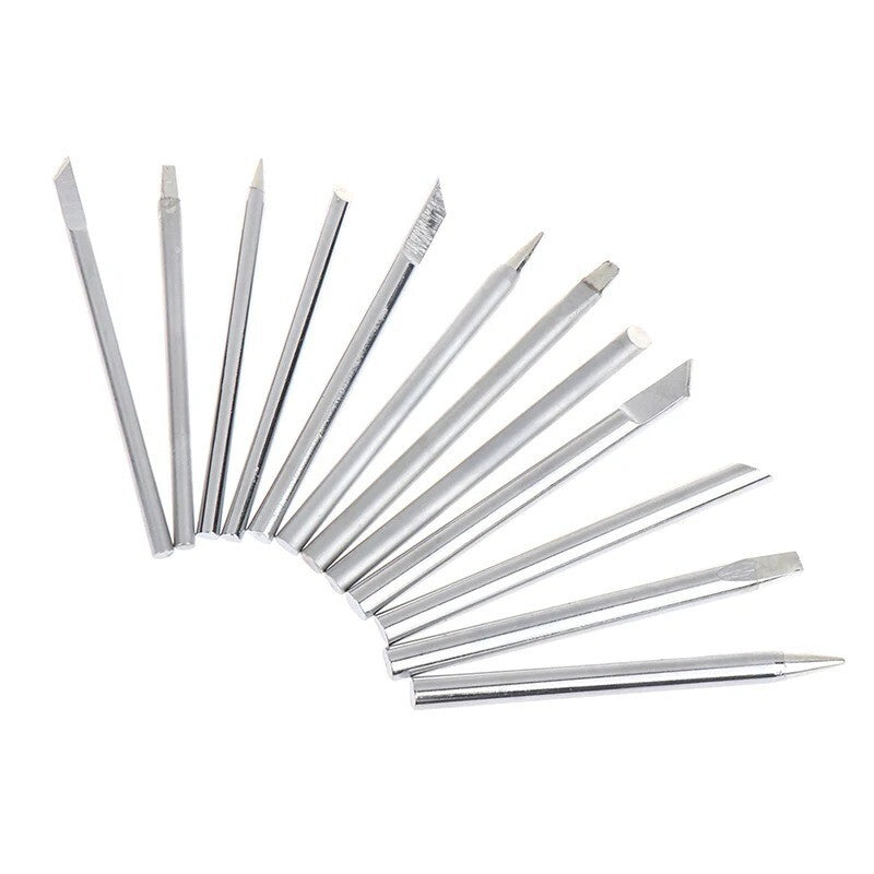 4pcs 60W Soldering Iron Tips Lead-Free Copper Solder Heads Welding Tool 4.5mm - Dukes Supplies