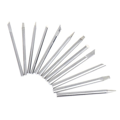 4pcs 60W Soldering Iron Tips Lead-Free Copper Solder Heads Welding Tool 4.5mm - Dukes Supplies