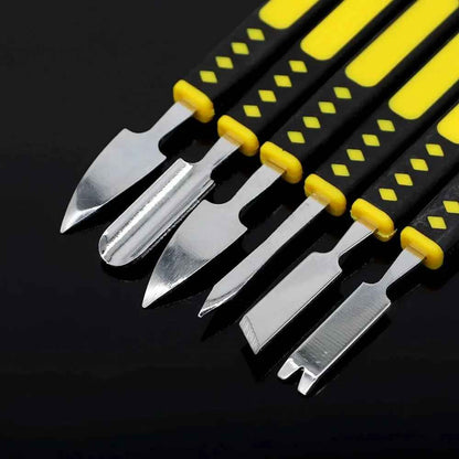 6 in 1 Repair Opening Metal Spudger Pry Tool Disassemble Set for iPhone, Macbook - Dukes Supplies