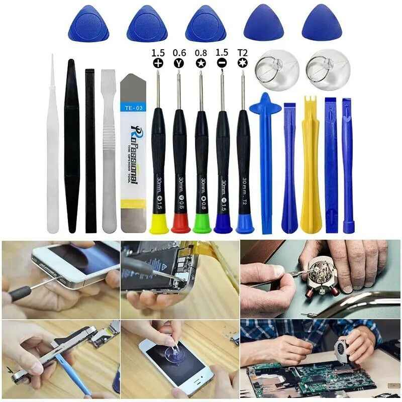 Professional Repair Toolkit Screwdriver Set iPhone, Android, Macbook & Toolbox - Dukes Supplies