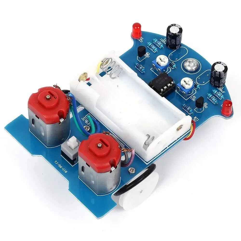 D2-5 DIY Electronics Soldering Teaching Kit Intelligent Tracking Line Car - Dukes Supplies