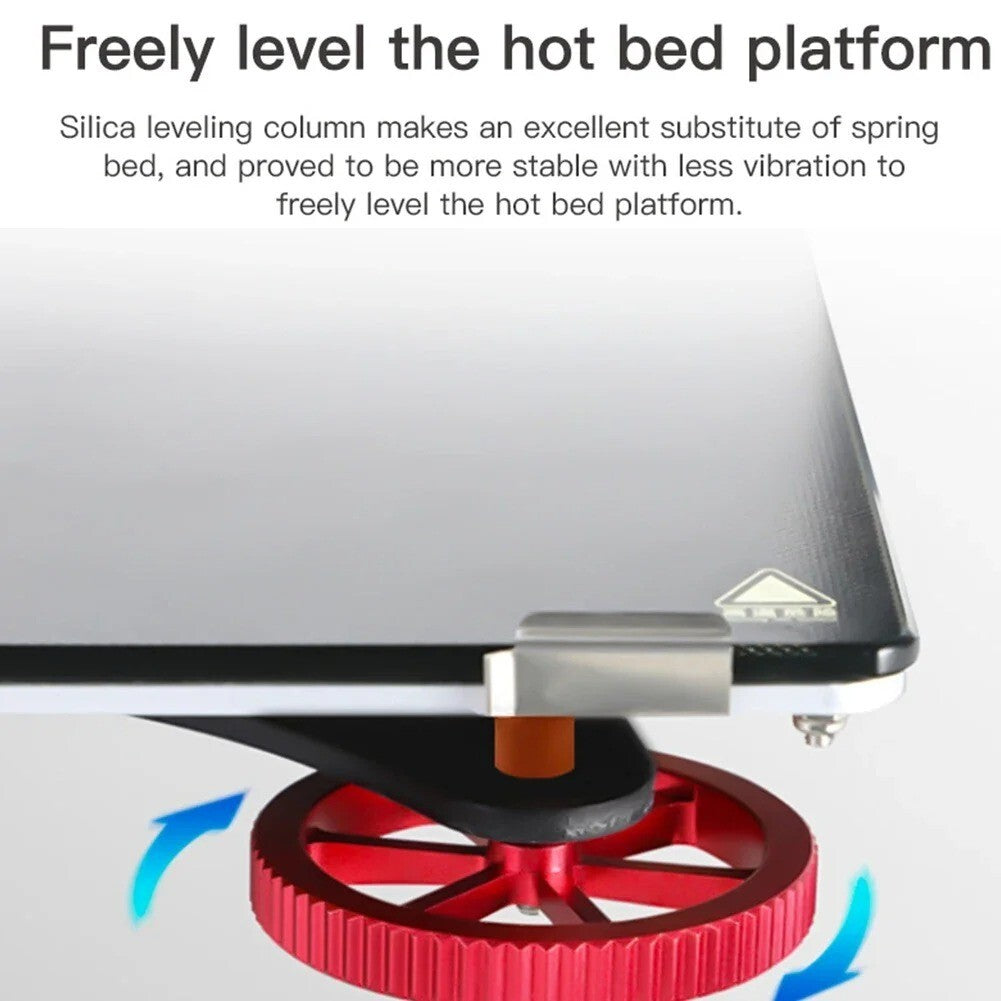 4pcs Silicone Heat Hot Bed Levelling Columns for Creality Ender 3 3S Pro 3 V2 - Dukes Supplies