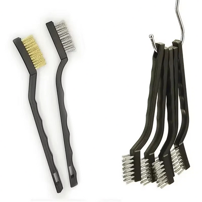 Wire Brush Set Steel Brass Cleaning Polishing Metal Rust Paint Remover - Image 13