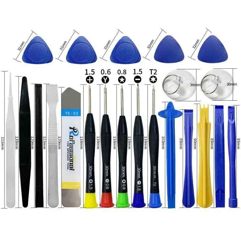 Professional Repair Toolkit Screwdriver Set iPhone, Android, Macbook & Toolbox - Dukes Supplies
