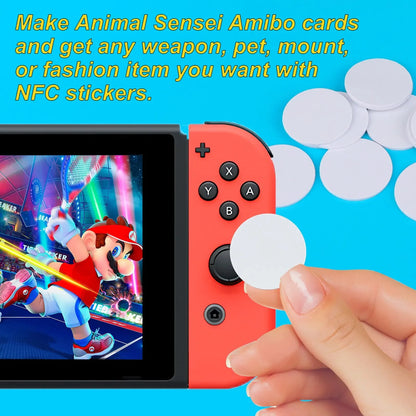 NTAG215 NFC Sticker Coins Adhesive 25mm 13.56 MHZ TagMo Amiibo iOS Android - Dukes Supplies