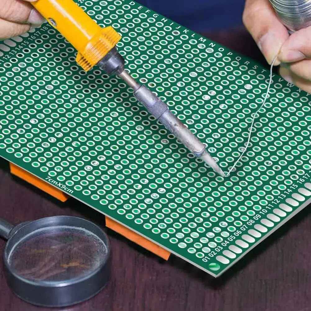 Double Sided Prototype Circuit Board FR4 PCB Universal Board Green Arduino PI UK - Dukes Supplies