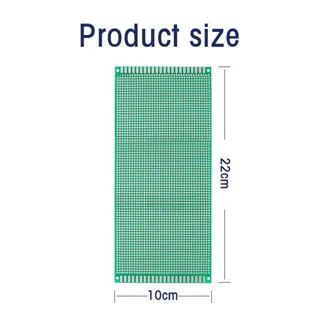 Double Sided Prototype Circuit Board FR4 PCB Universal Board Green Arduino PI UK - Dukes Supplies