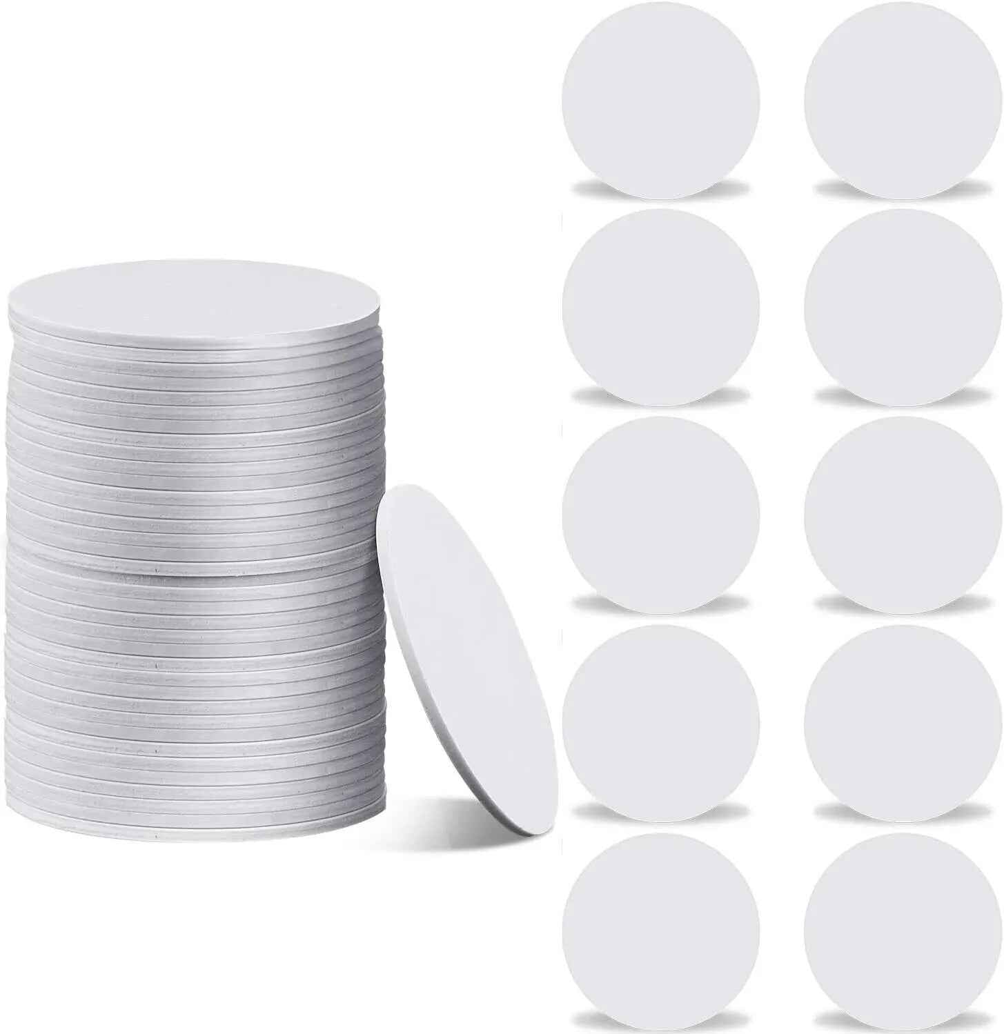 10 x NTAG215 NFC Coin Tags Waterproof PVC 25mm for Android iOS - Dukes Supplies