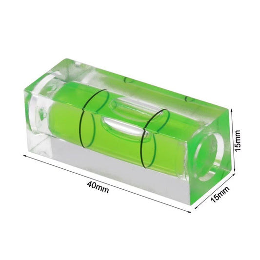Mini Spirit Level Bubble 29mm x 10mm Square Quality Small Levels Levelling - Dukes Supplies