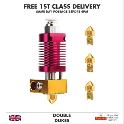 3D Printer Hotend Extruder Parts Hot End for Ender 3, Ender 3 Pro, Ender 5 CR-10 - Dukes Supplies